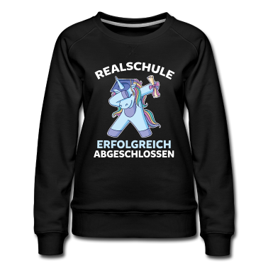 Realschule Pullover - Dabbing Einhorn Realschulabschluss Realschule
