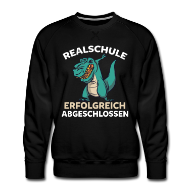 Realschule Pullover - Dinosaurier T-rex Realschüler Realschulabschluss