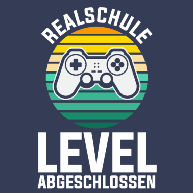 Motiv Realschule Level Abgeschlossen Gamer Zocker Realsc