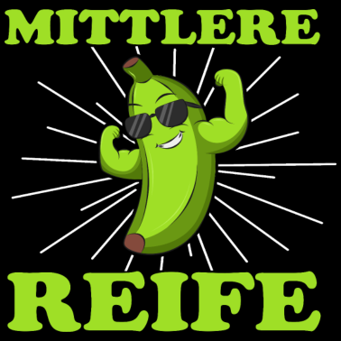Motiv Mittlere Reife Banane Schulabschluss Realschule
