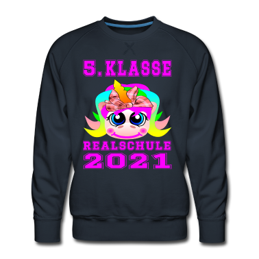 Realschule Pullover - 5 Klasse Realschule 2021 Einhorn Schulsachen PONY