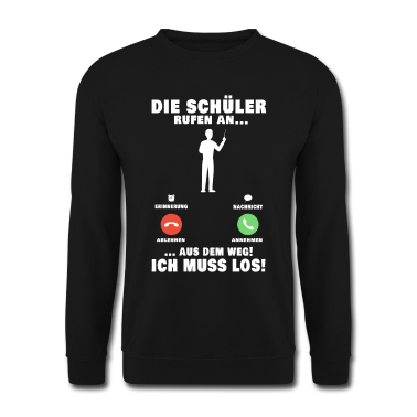 Realschule Pullover - Lehrer Schüler Anruf Pädagogik Deutschlehrer