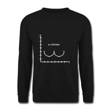 Realschule Pullover - Mathe Mathematik Koordinatensystem Titten Lustig