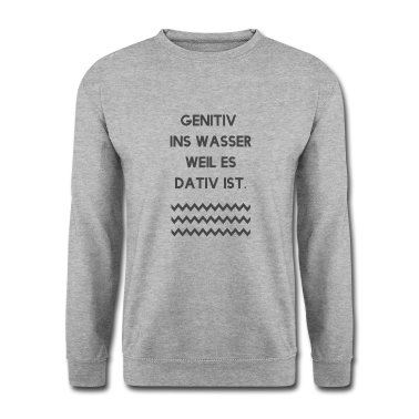 Realschule Pullover - Genitiv ins Wasser - Deutschlehrer Lehrer