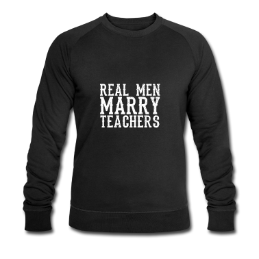 Realschule Pullover - Real Men Marry Teacher I Hochzeit Ehe Mann