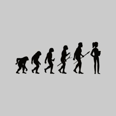 Motiv Lehrerin Evolution