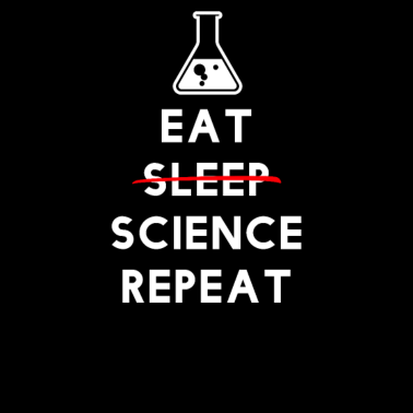 Motiv Eat Science Repeat - Physiklehrer Lehrer