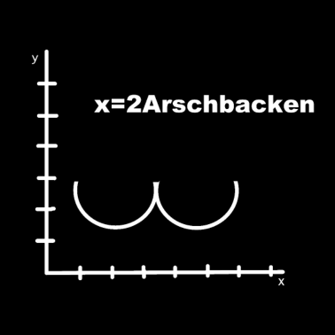 Motiv Mathe Mathematik Koordinatensystem Arsch Lustig