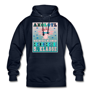 Realschule Hoodie - 5 Klasse Schulkind 2021 BIOLOGIE AXOLOTL Amphibie