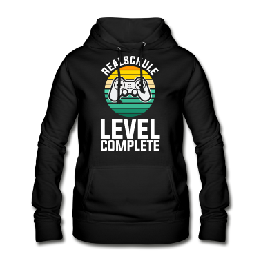 Realschule Hoodie - Level Abgeschlossen Realschule Realschulabschluss