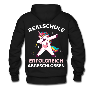 Realschule Hoodie - Realschule Dabbing Einhorn Realschulabschluss
