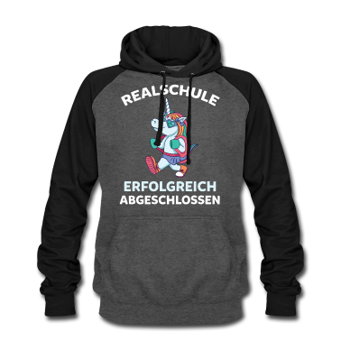 Realschule Hoodie - Realschule Abgschlossen Einhorn Realschülerin