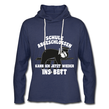 Realschule Hoodie - Realschule Gymnasium Abschluss Faultier