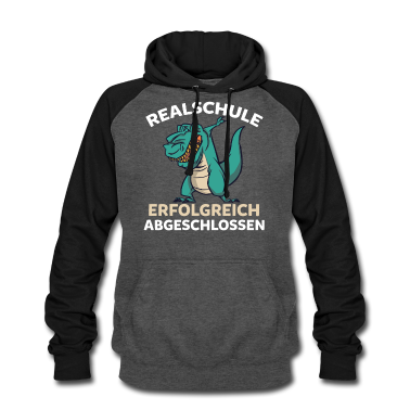 Realschule Hoodie - Dinosaurier T-rex Realschüler Realschulabschluss
