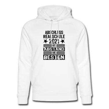 Realschule Hoodie - Abschluss Realschule 2021 Mit Abstand die Besten