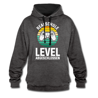 Realschule Hoodie - Realschule Level Abgeschlossen Gamer Zocker Realsc