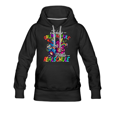 Realschule Hoodie - Tschüss Grundschule Hallo Realschule Geschenkidee