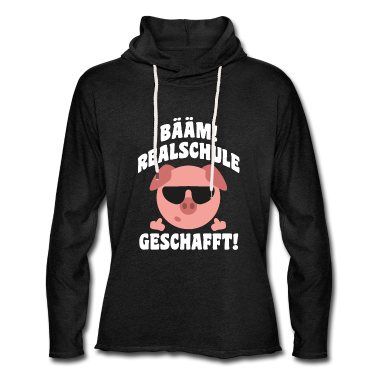 Realschule Hoodie - Bääm Realschule geschafft Schwein Mittelfinger