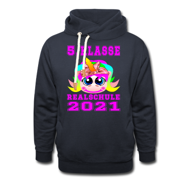 Realschule Hoodie - 5 Klasse Realschule 2021 Einhorn Schulsachen PONY