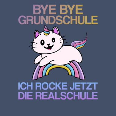 Motiv Lustiges Einhorn Süßes Bye Grundschule Realschule