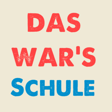 Motiv Das wars Schule. Schulabschluss.