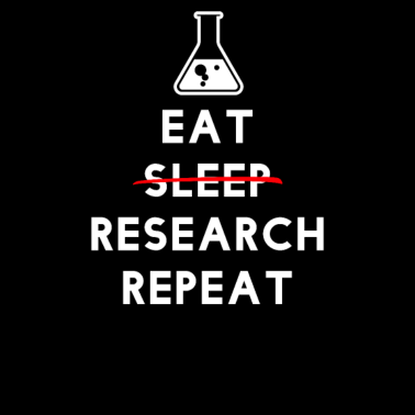 Motiv Eat Research Repeat - Physiklehrer Lehrer