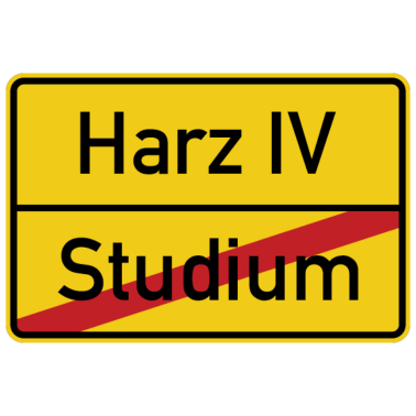 Motiv Ortsschild Studium Harz IV Verkehrsschild