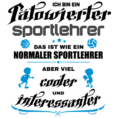 Motiv Tätowierter Sportlehrer ist cooler!