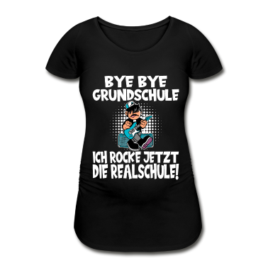 Realschule T-Shirt - Bye Bye Grundschule Ich rocke 5. Klasse