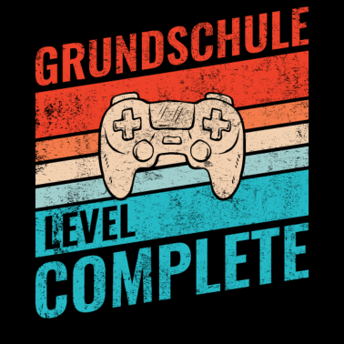 Motiv Grundschule Level Komplett - Kind Gamer Schule