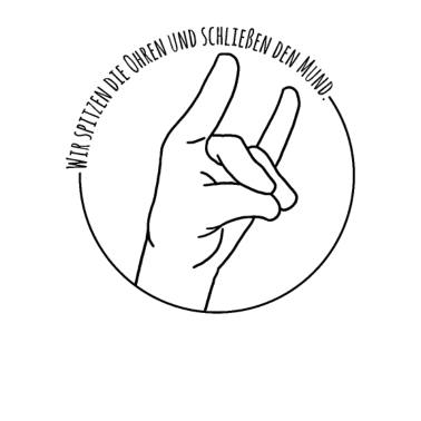 Motiv Lauschefuchs - Schweigefuchs Lehrer