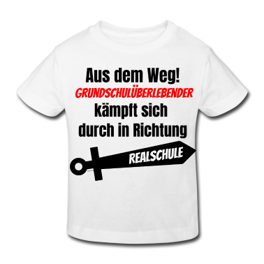 Realschule T-Shirt - Grundschulüberlebender Realschule Grundschule