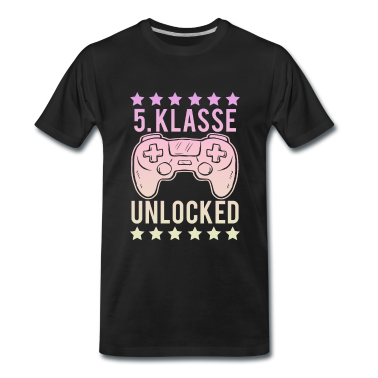 Realschule T-Shirt - 5 Klasse Unlocked 5. Klasse Gymnasium Realschule