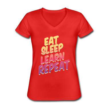 Realschule T-Shirt - eat sleep learn repeat abschluss abitur realschule