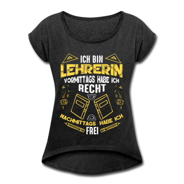 Realschule T-Shirt - Lehrerin Vormittags Recht Nachmittags frei