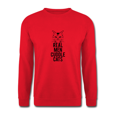 Realschulabschluss Pullover - Real Men Cuddle Cats 01