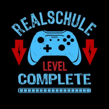 Motiv Realschule Schulabschluss Level Complete Geschenk