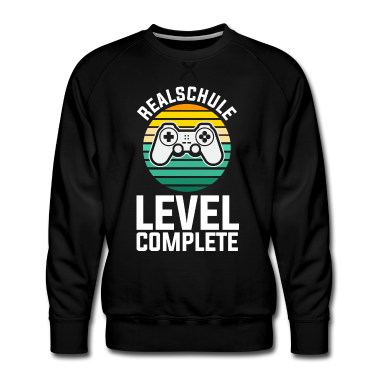 Realschulabschluss Pullover - Level Abgeschlossen Realschule Realschulabschluss