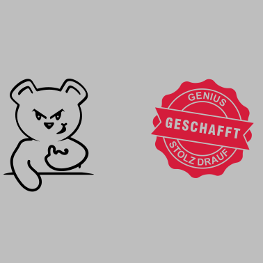 Motiv geschafft Abschluß-Sigel (1c)