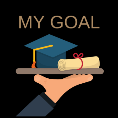 Motiv Mein Traum der Abschluss Bachelor Master My Goal