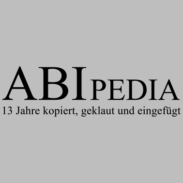 Motiv Abitur - ABIpedia 13 Jahre kopiert
