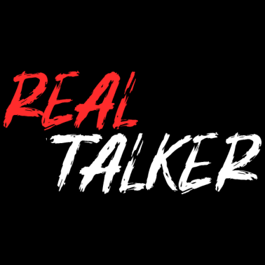 Motiv Real Talker Schriftzug Spruch Geschenk