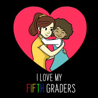 Motiv Ich liebe meine 5 Klässler Lehrer Liebe Geschenk