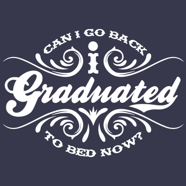 Motiv I Graduated Abschluss Abitur Schule Humor Abi