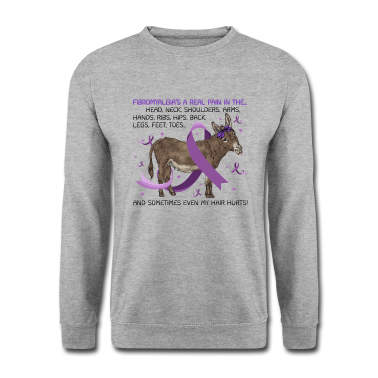 Realschulabschluss Pullover - Fibromyalgia Donkey Awareness