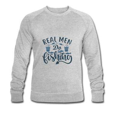 Realschulabschluss Pullover - Real man do fishing