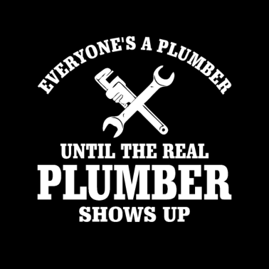 Motiv everyone s a plumber until the real plumber shows
