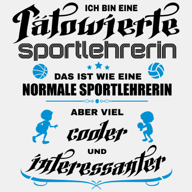Motiv Tätowierte Sportlehrerin ist cooler!