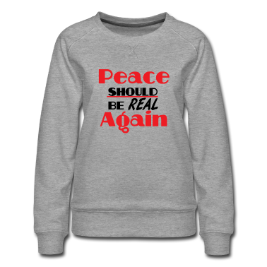 Realschulabschluss Pullover - peace should be real again