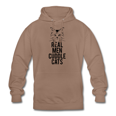 Realschulabschluss Hoodie - Real Men Cuddle Cats 01